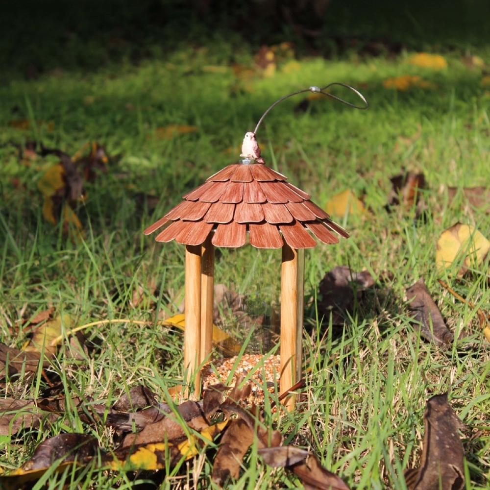 Metal Bird Feeder Outdoor Hanging | Heavy Duty Weatherproof Wild Bird Feeder