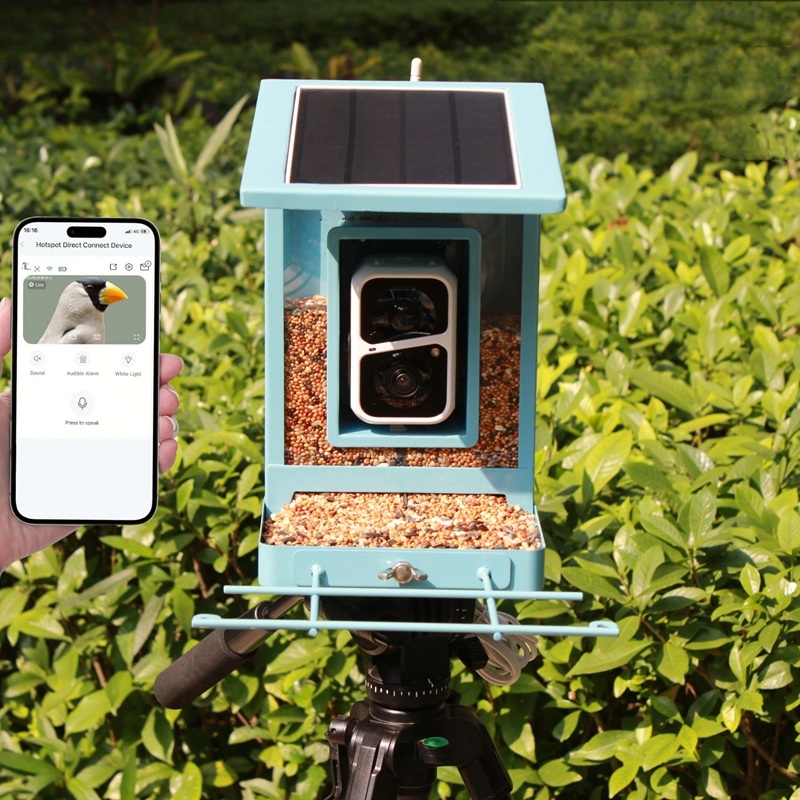 Smart Bird Feeder with HD Camera & Auto Feeding | WiFi Connected Feeder
