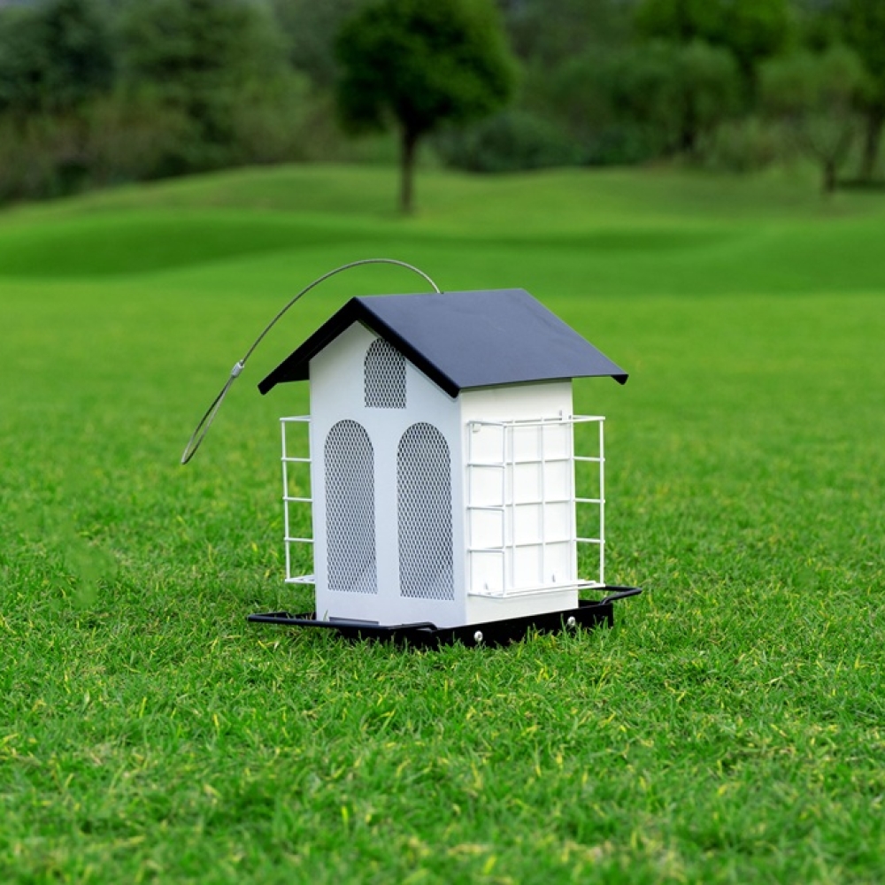 Metal Wild Bird Feeder Outdoor | Weather-Resistant Hanging Bird Feeder