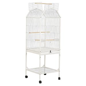 Luxury All-Metal Bird Cage for Parrots and Indoor Homes