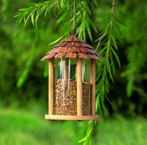 Metal Bird Feeder Outdoor Hanging | Heavy Duty Weatherproof Wild Bird Feeder