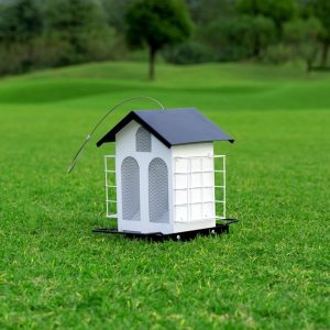 Metal Wild Bird Feeder Outdoor | Weather-Resistant Hanging Bird Feeder