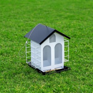 Metal Wild Bird Feeder Outdoor | Weather-Resistant Hanging Bird Feeder